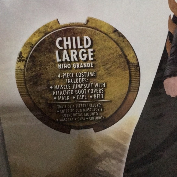 DC Batman Costume Justice League Large - Picture 3 of 7